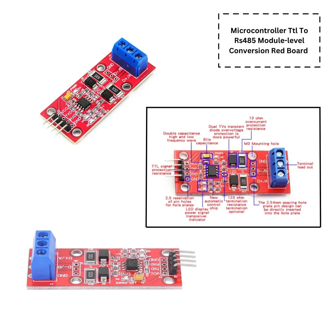 3.3V-5V TTL to RS485 Power Supply Converter Board Hardware Auto Controllers