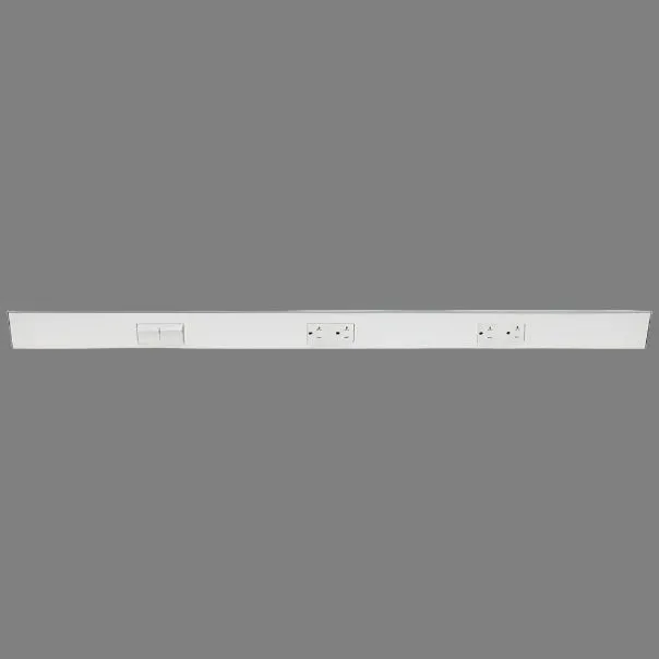 36" Tamper Resistant Outlet & Switches Under Cabinet Power Strip