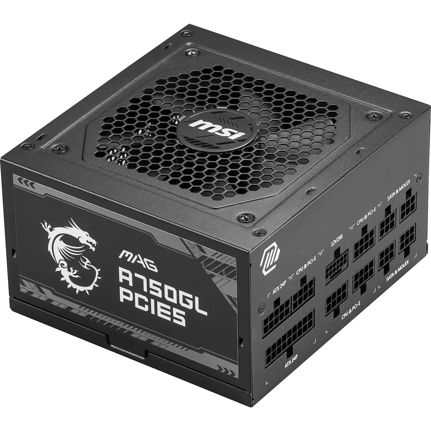 750W MSI MAG A750GL PCIE5 ATX 3.0 Gold Modular PSU