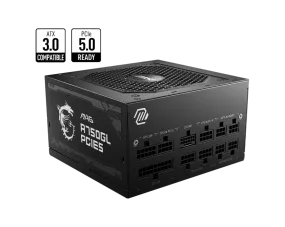 750W MSI MAG A750GL PCIE5 ATX 3.0 Gold Modular PSU