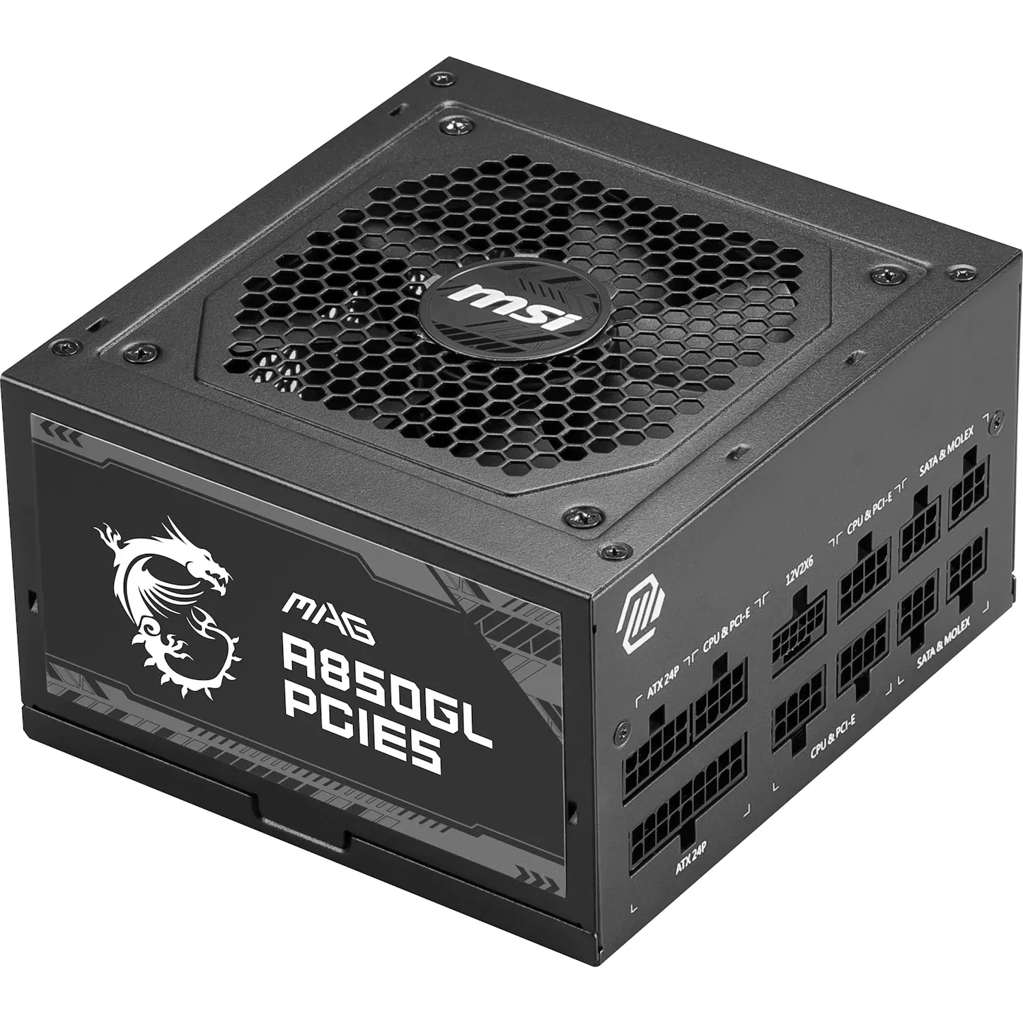 850W MSI MAG A850GL PCIE5 ATX 3.0 Gold Modular PSU