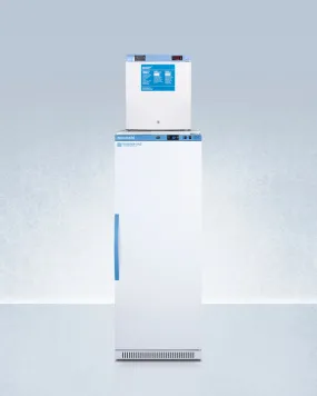 Accucold Summit - 24" Wide All-refrigerator/all-freezer Combination | ARS12PV-FS24LSTACKMED2