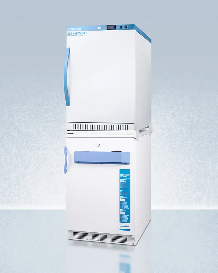 Accucold Summit - 24" Wide All-Refrigerator/All-Freezer Combination | ARS6PV-VT65MLSTACKMED2