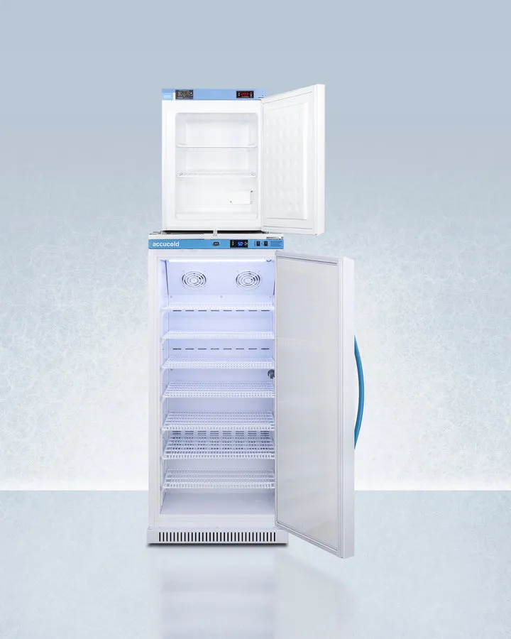 Accucold Summit - 24" Wide All-Refrigerator/All-Freezer Combination | ARS8PV-FS30LSTACKMED2