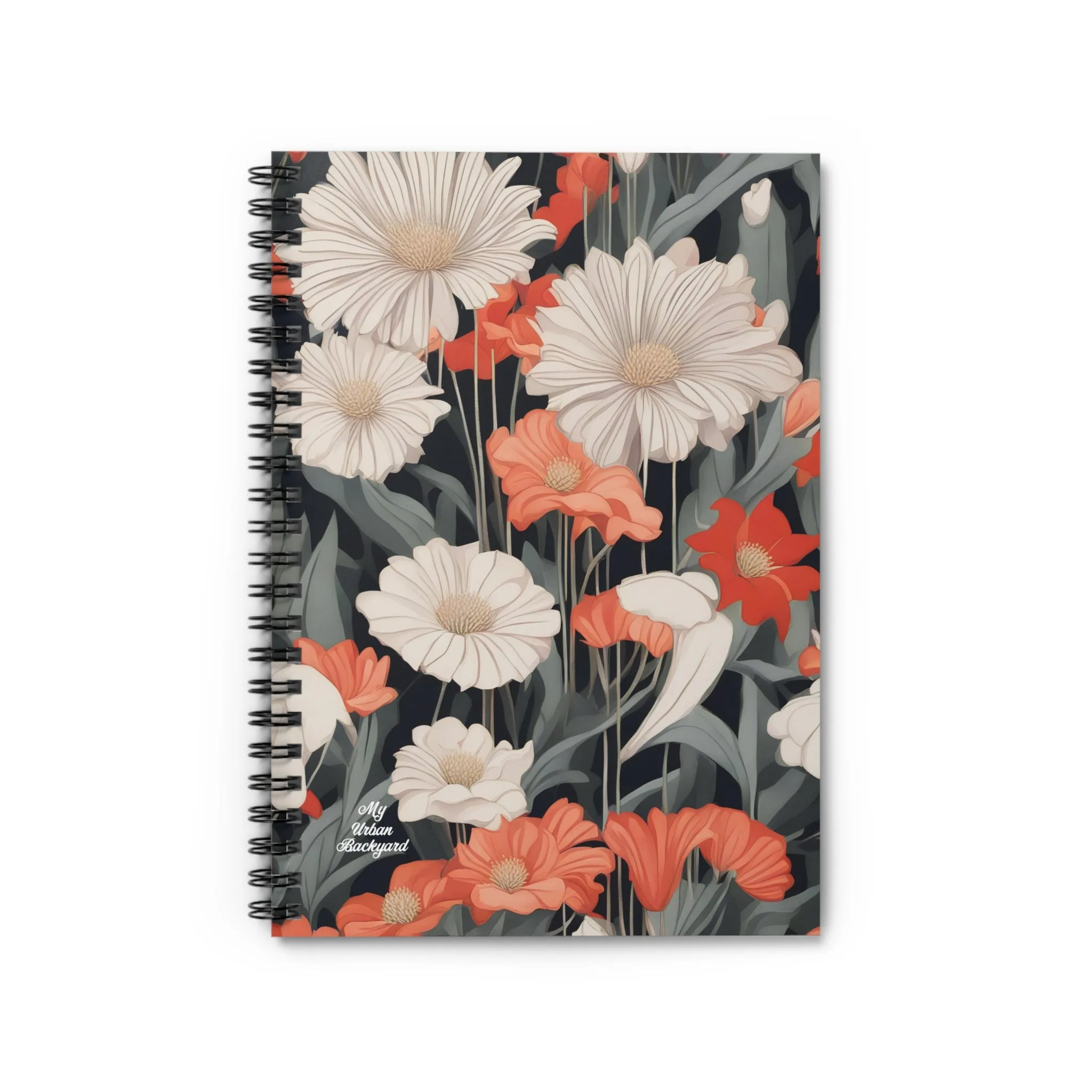 Art Deco Flowers, Spiral Notebook Journal - Write in Style