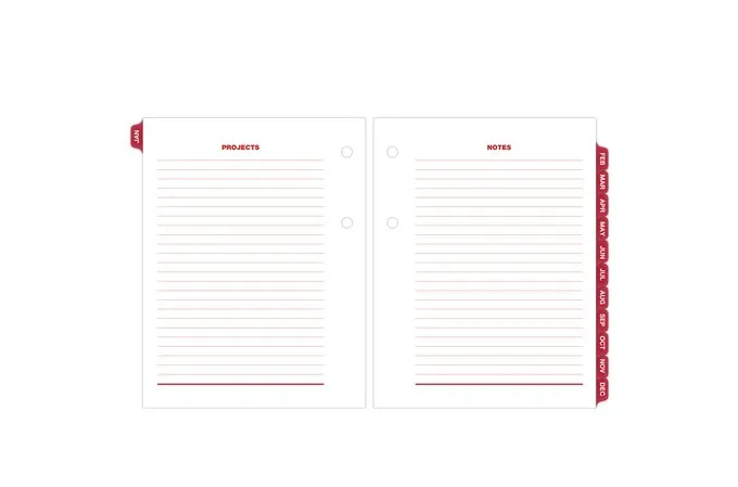 AT-A-GLANCE 2025 Compact Daily Loose-Leaf Desk Calendar Refill (3" x 3 3/4")