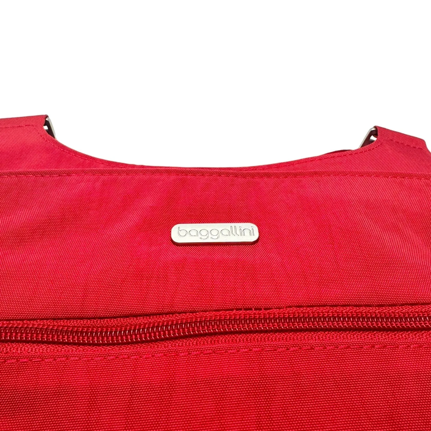 BAGGALLINI Big Zipper Crossbody - Red