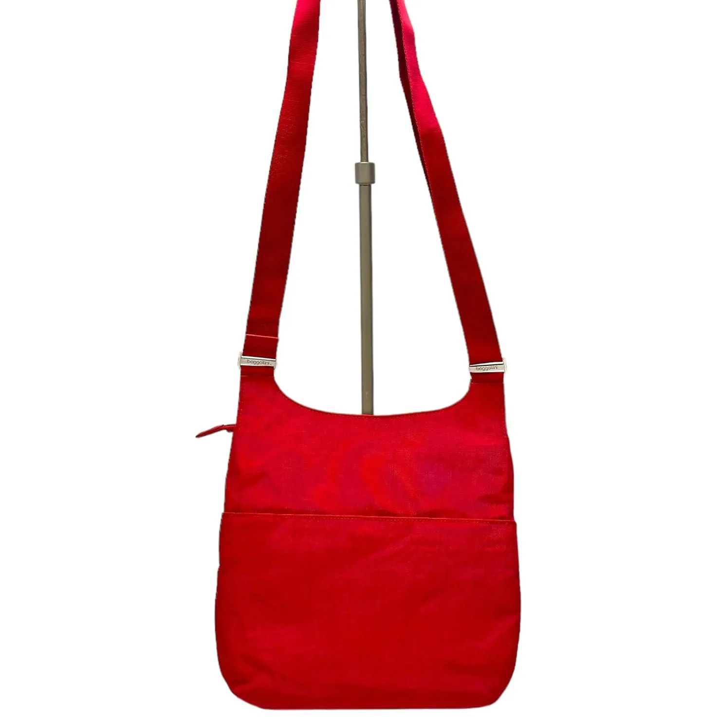 BAGGALLINI Big Zipper Crossbody - Red