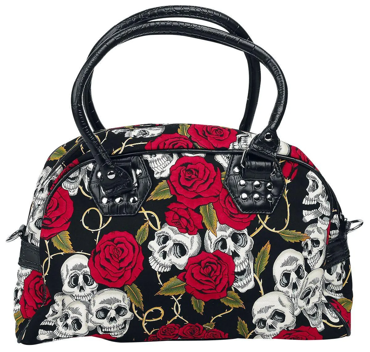 Banned Alt - Skull Rose - Hand / Shoulder Bag