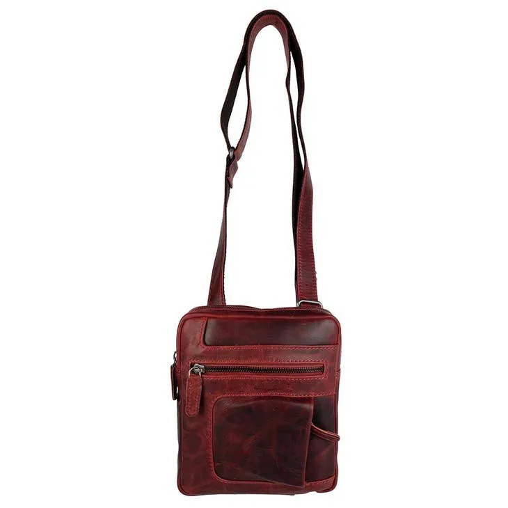 Benjamin Men's Leather Shoulder Crossbody Bag