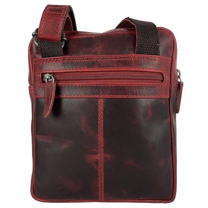 Benjamin Men's Leather Shoulder Crossbody Bag