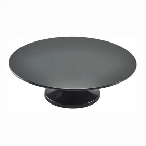 Black Melamine Cake Stand 33cm/13" - Pack 1