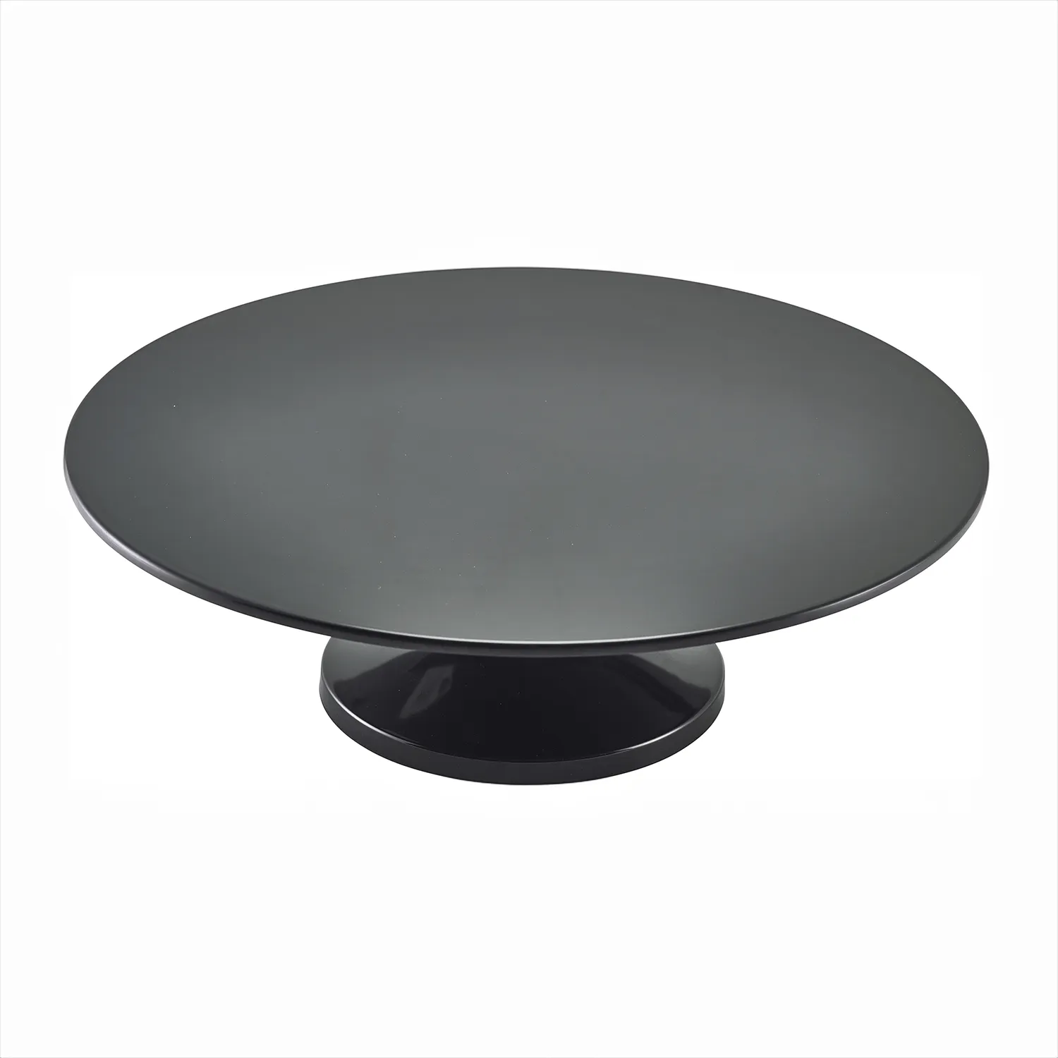 Black Melamine Cake Stand 33cm/13" - Pack 1