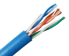 Bulk CAT5E UTP Ethernet Cable: Solid Copper, CM Rated, 24 AWG, 500FT