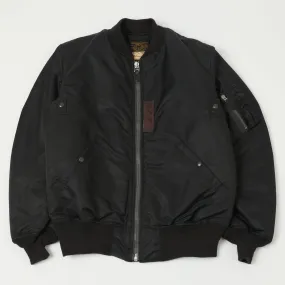 Buzz Rickson's X William Gibson Type MA-1 'Slender Long' Jacket - Black