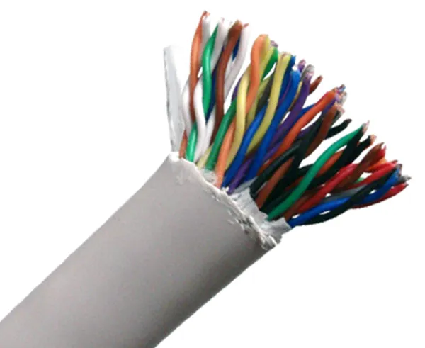 CAT5E UTP Bulk Ethernet Cable, 25 Pair Solid Copper CM, 24 AWG 1000FT