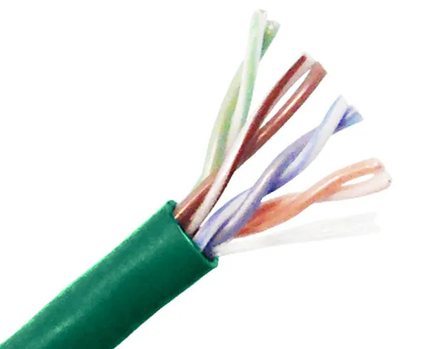 CAT5E UTP Bulk Stranded Ethernet Cable, Bare Copper CM, 24 AWG 1000FT