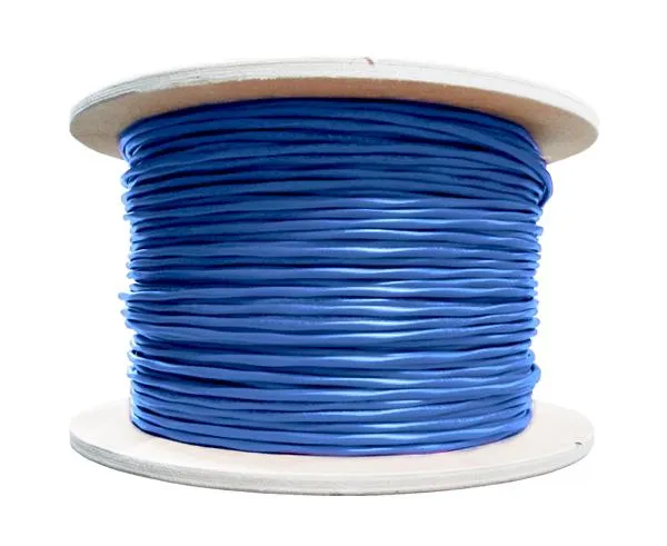 CAT6 Bulk Riser Ethernet Cable, CMR, UL Listed Shielded Solid Copper, 24 AWG 1000FT