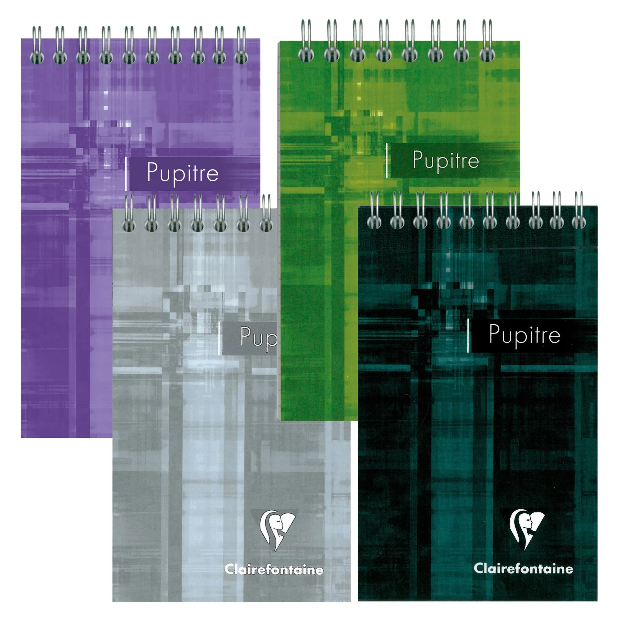 Clairefontaine #8662 Classic Graph Top Wirebound Notepad (5.75 x 8.25) (Assorted)