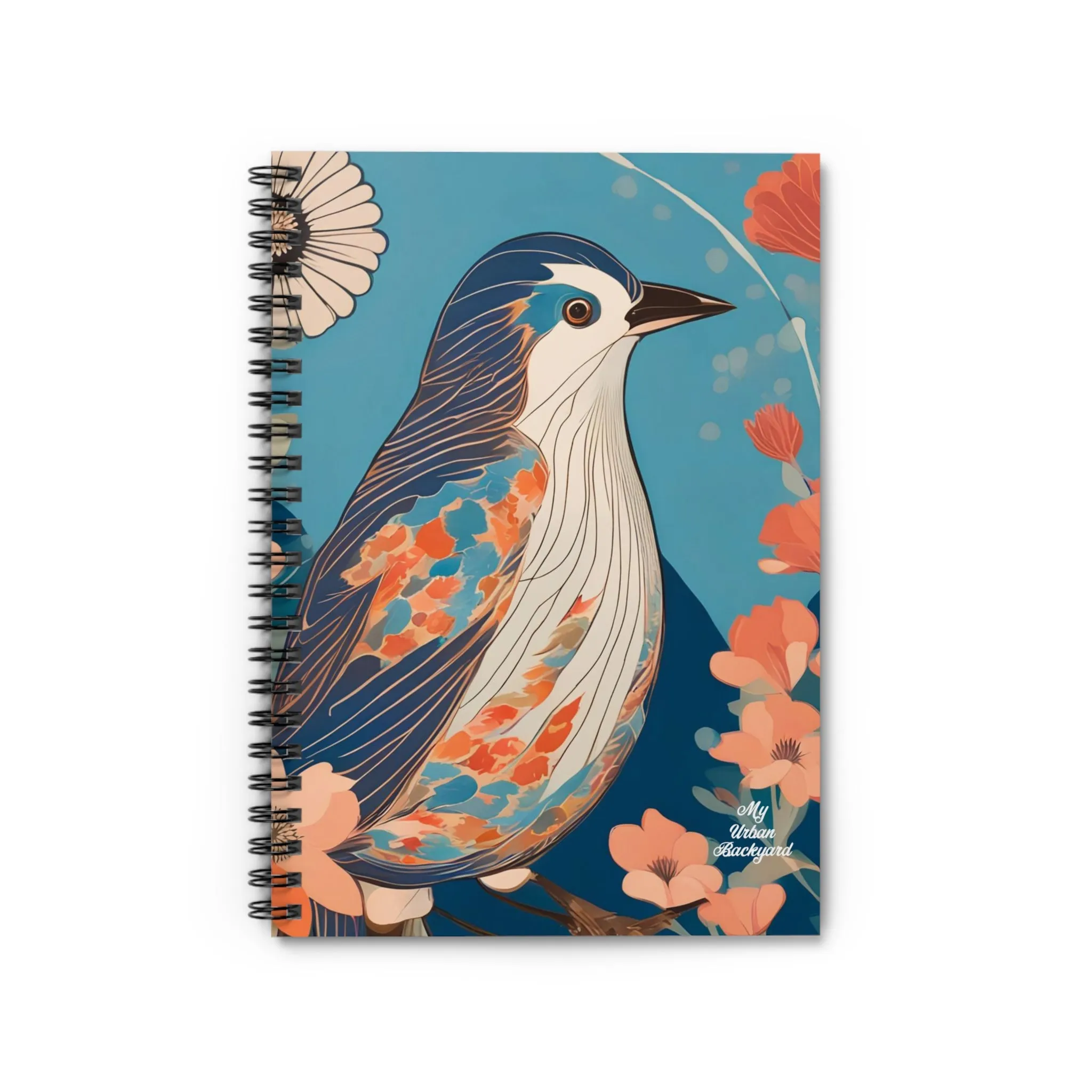 Colorful Bird, Spiral Notebook Journal - Write in Style