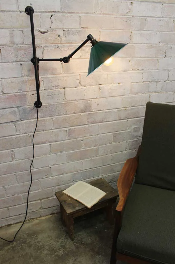 Cone Swing Arm Wall Lamp with Wall Plug