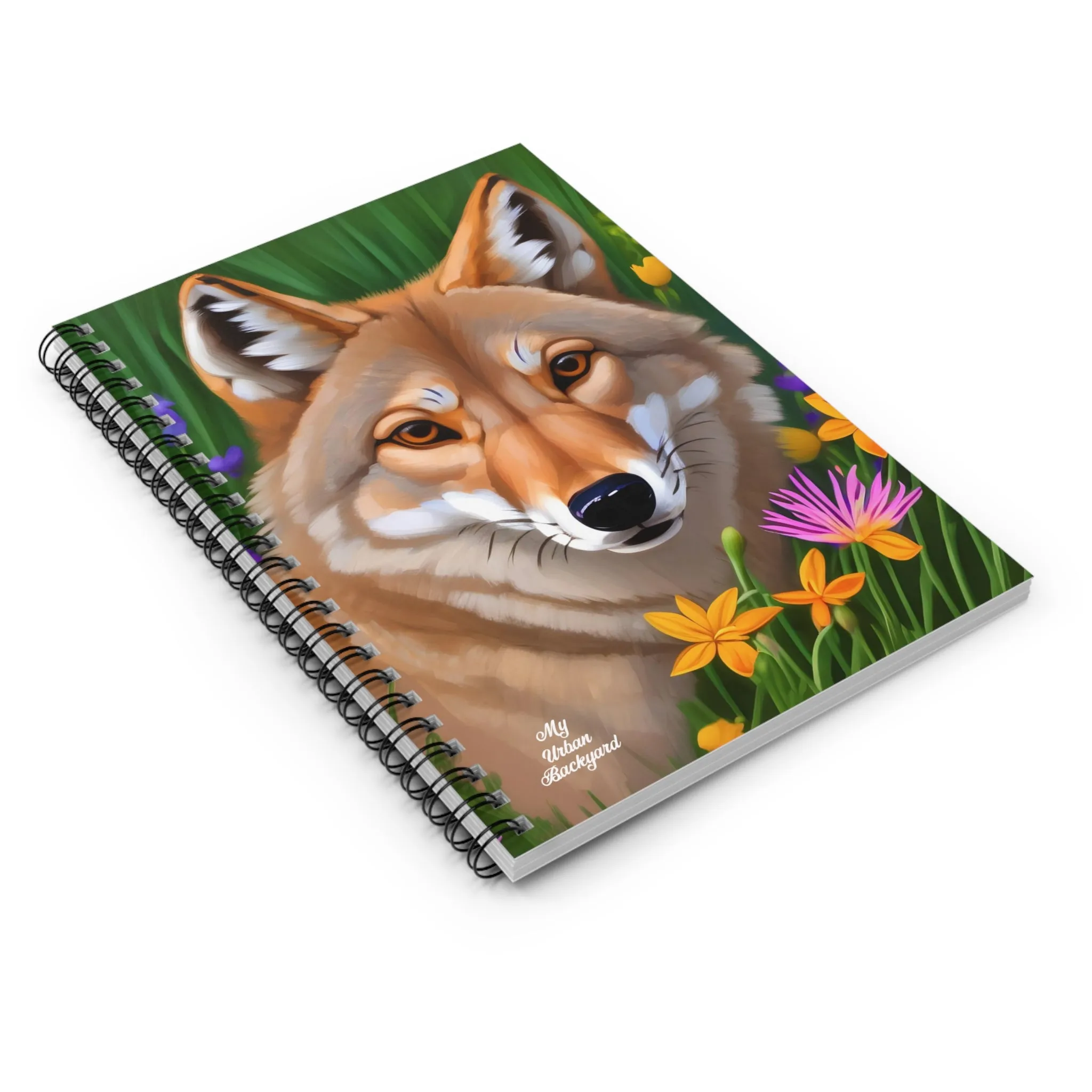 Coyote Close Up, Spiral Notebook Journal - Write in Style