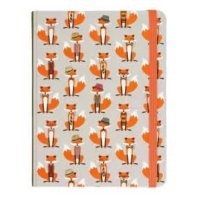 Dapper Foxes Journal Notebook - Lined