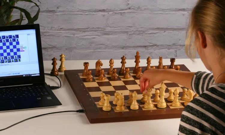 DEAL ITEM: The DGT Electronic Chessboard USB in Rosewood (Board only without pieces)