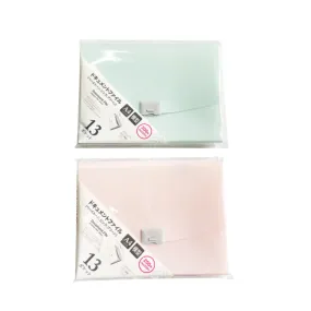 Document File Pale Tone Pink/Green