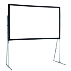 Draper 241037 Ultimate Folding Screen Front Projection Surface w/Heavy Duty Legs - HDTV (64"x115")