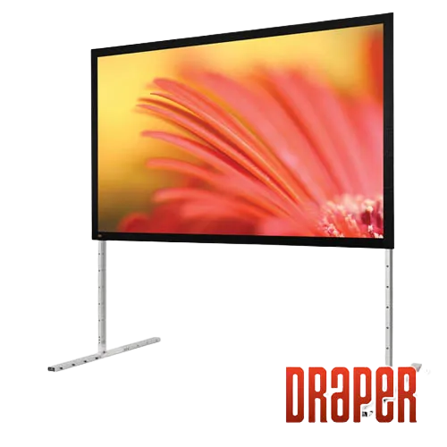 Draper 385103 Complete Screen w/Matt White Surface and Anodized Frame - HDTV (54"x96")