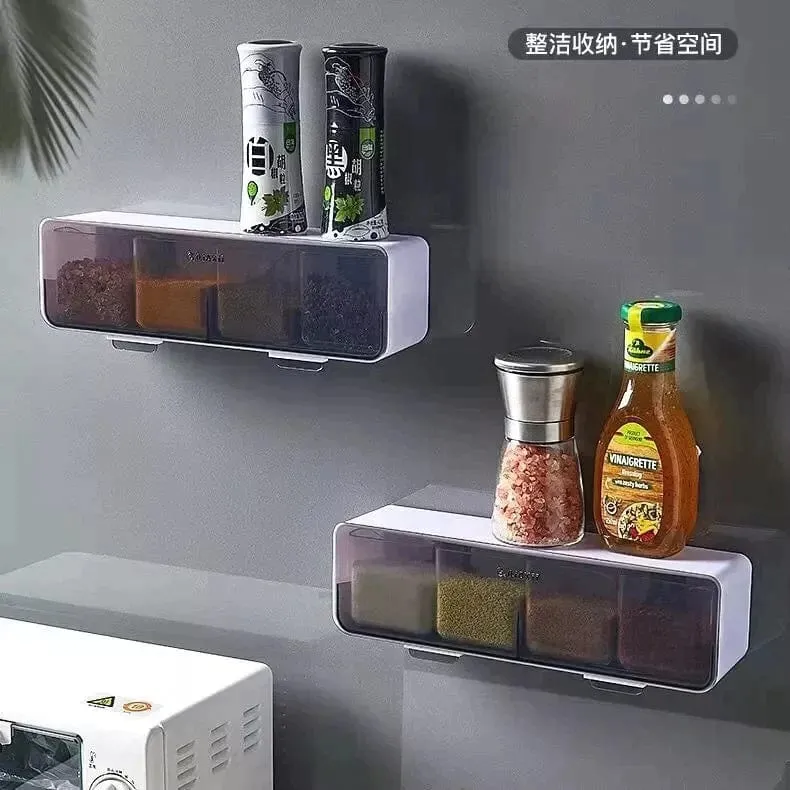 Dust proof spice rack