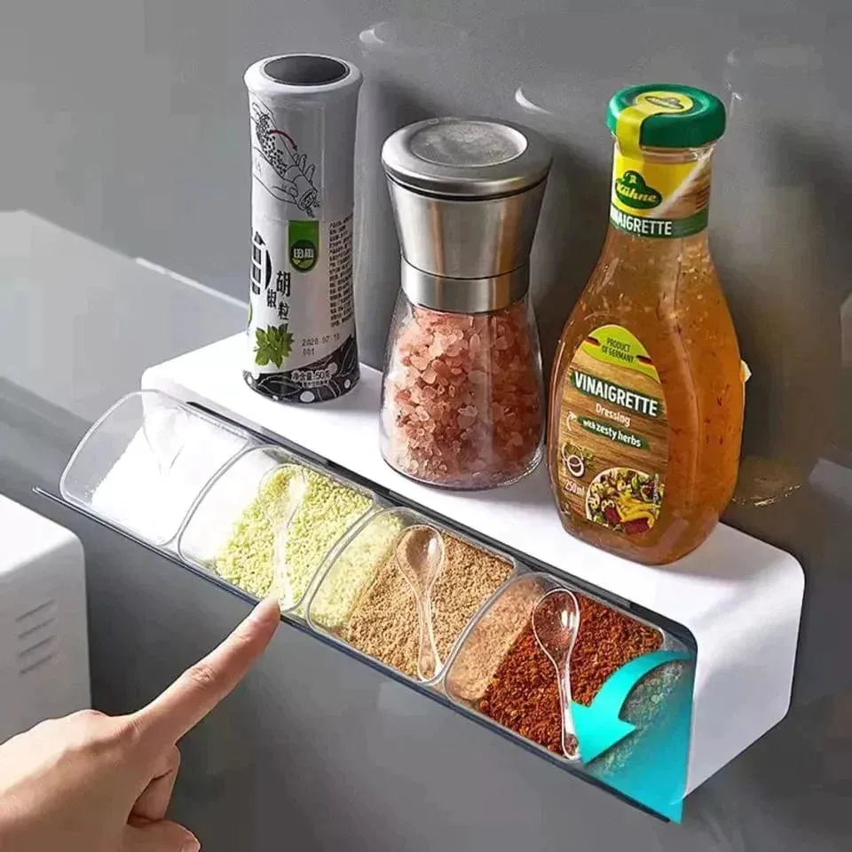 Dust proof spice rack