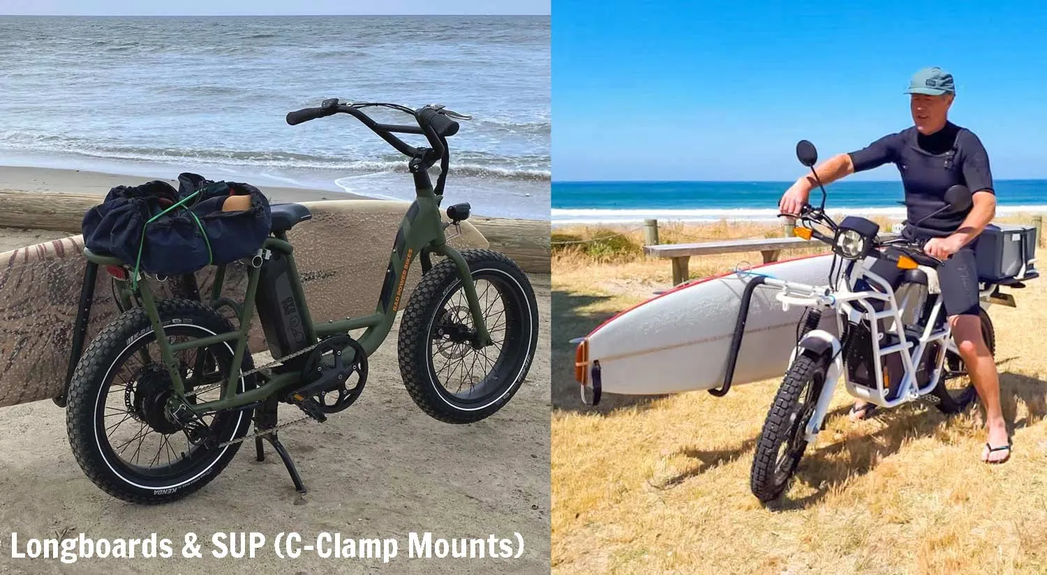 E-Bike Board Rack | Shortboard - Longboard - SUP