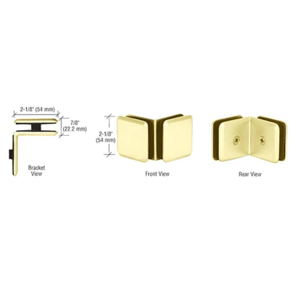 Estate Series 90 Degree Glass-to-Glass Clamp