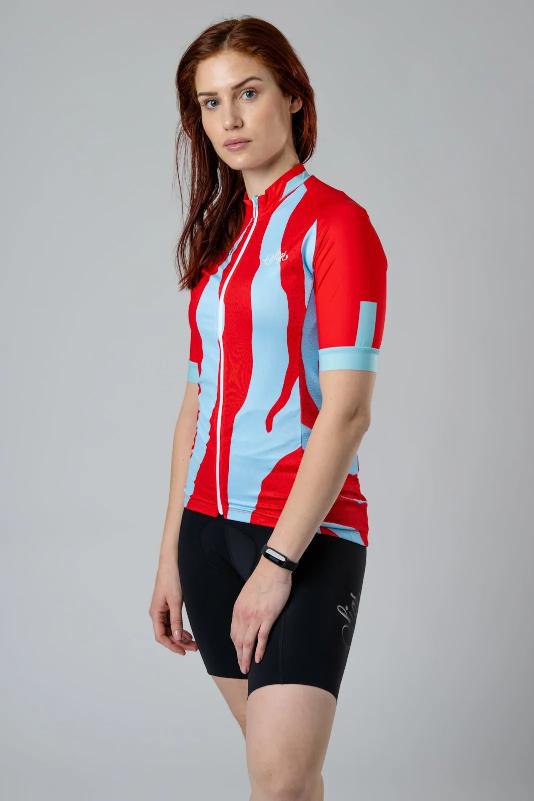 Fjällbäck Red - Cycling Jersey for Women