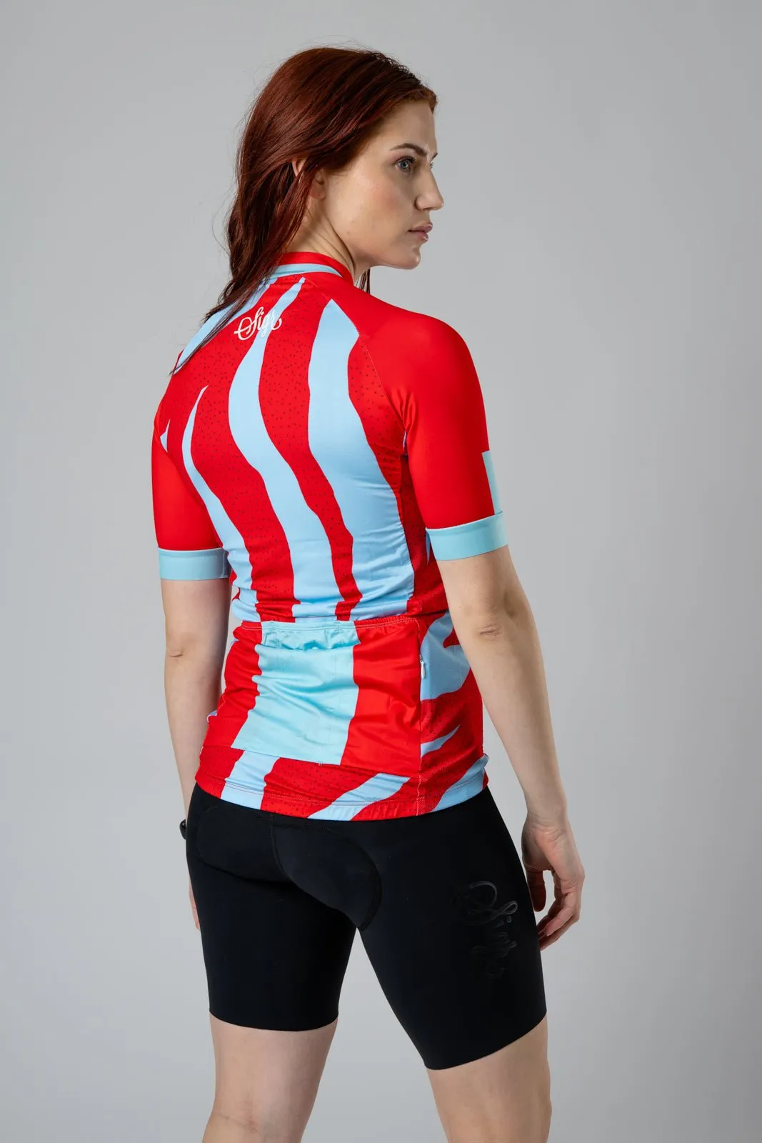 Fjällbäck Red - Cycling Jersey for Women