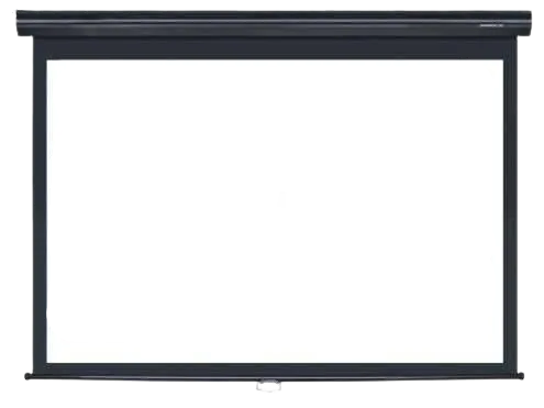 Grandview GV-CMA100-B 16:9 Manual Pulldown "Cyber" Projection Screen - 100" (Black Casing)