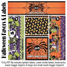 Halloween Favors & Tags PRINTABLE {CLEARANCE}