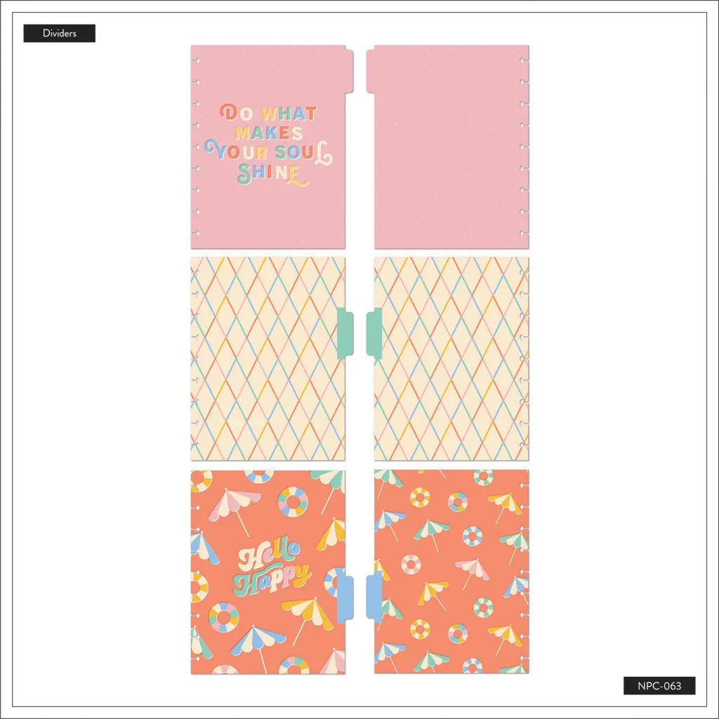 Happy Planner Boardwalk Ice Cream Classic Notebook - Lined