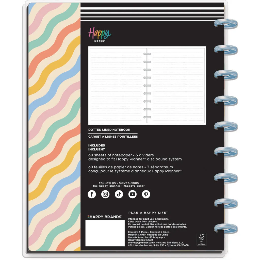 Happy Planner Boardwalk Ice Cream Classic Notebook - Lined