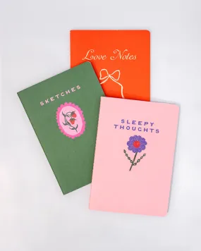 Hold That Thought Notebook Set - Love Notes