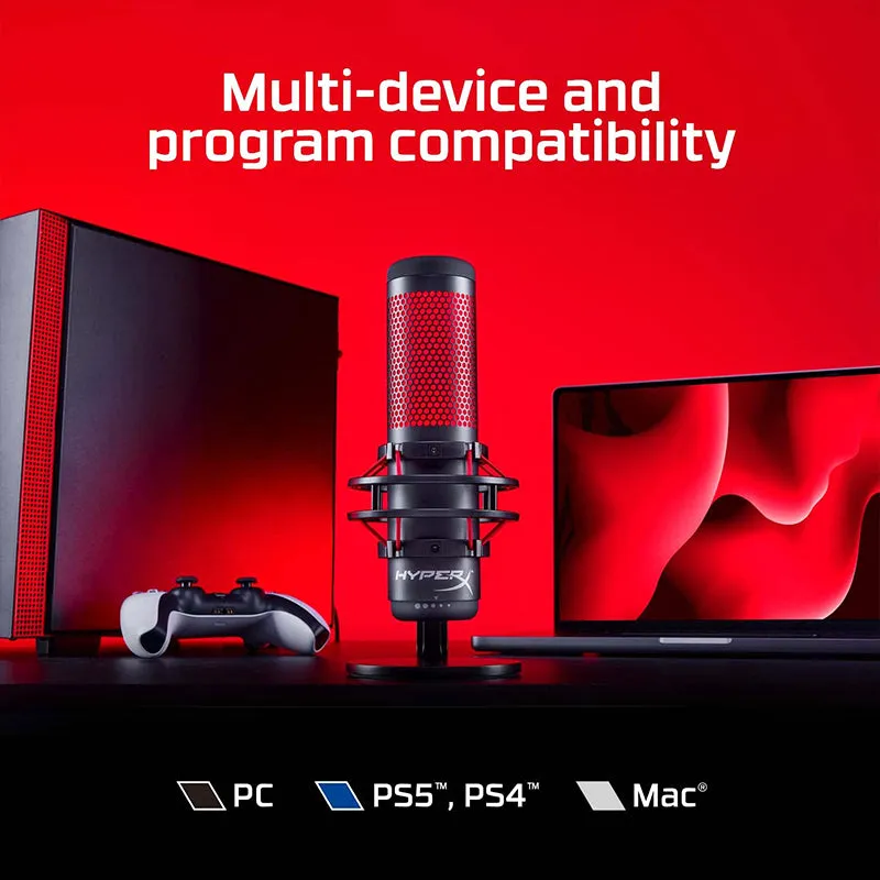 HyperX - QuadCast USB Electret Condenser Microphone