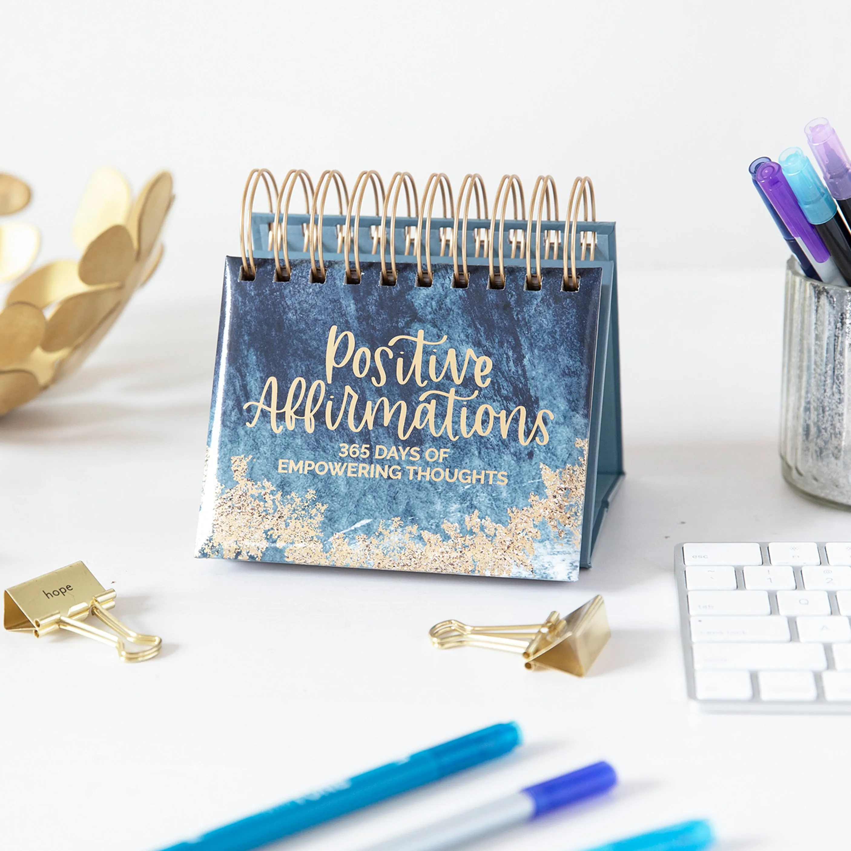 Inspirational Perpetual Desk Easel, Positive Affirmations