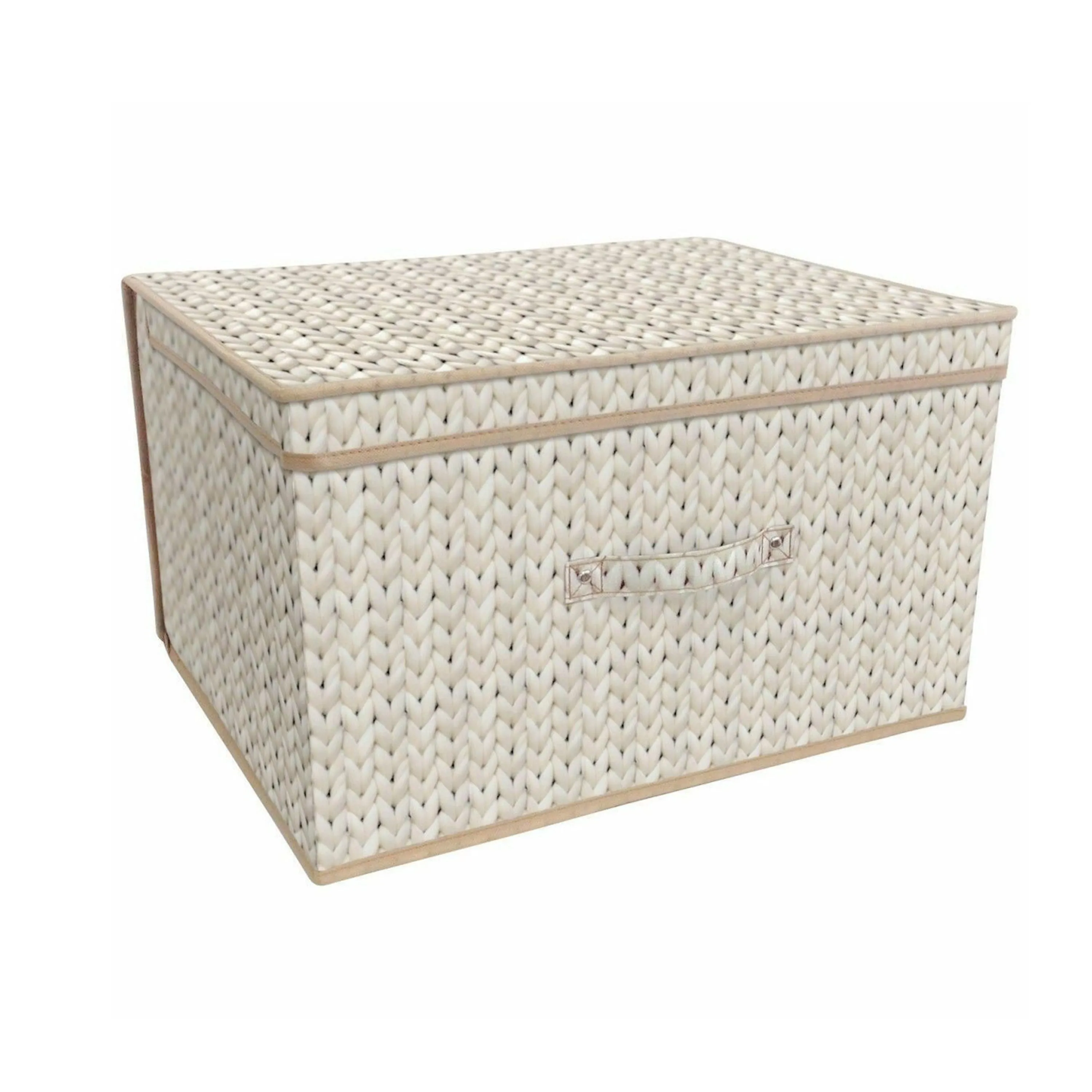 Knit Natural Large Storage Box