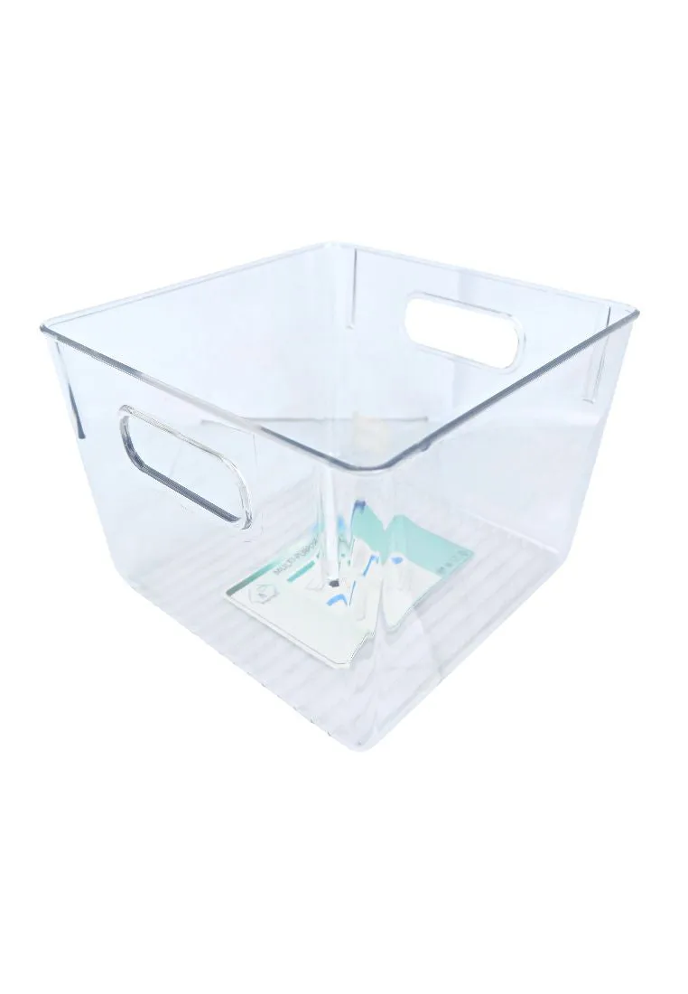 Landmark Multi-purpose Bin With Handle - Clear