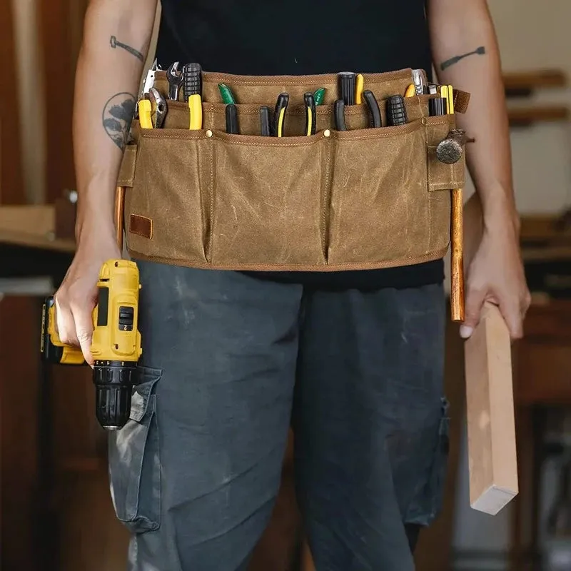 Large Capacity Waxed Canvas Apron