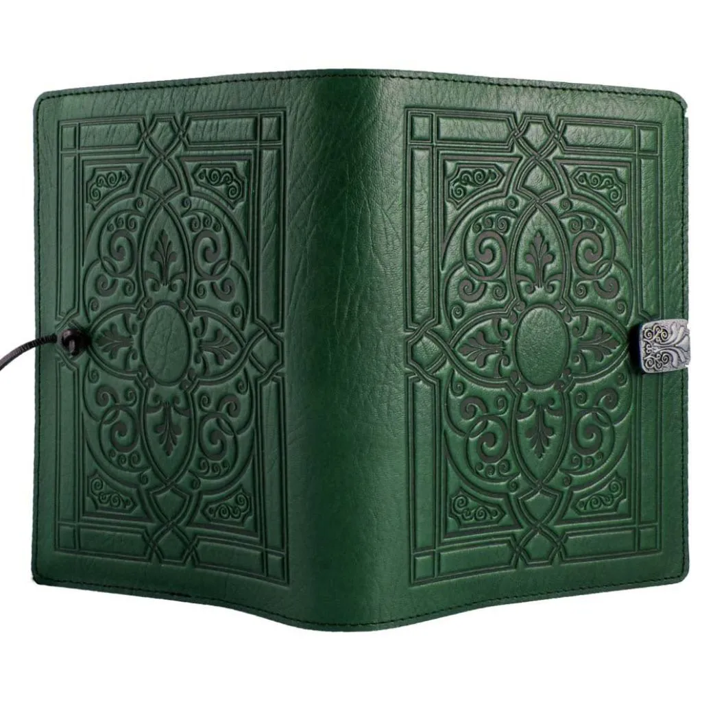 Leather Refillable Journal Notebook, Florentine