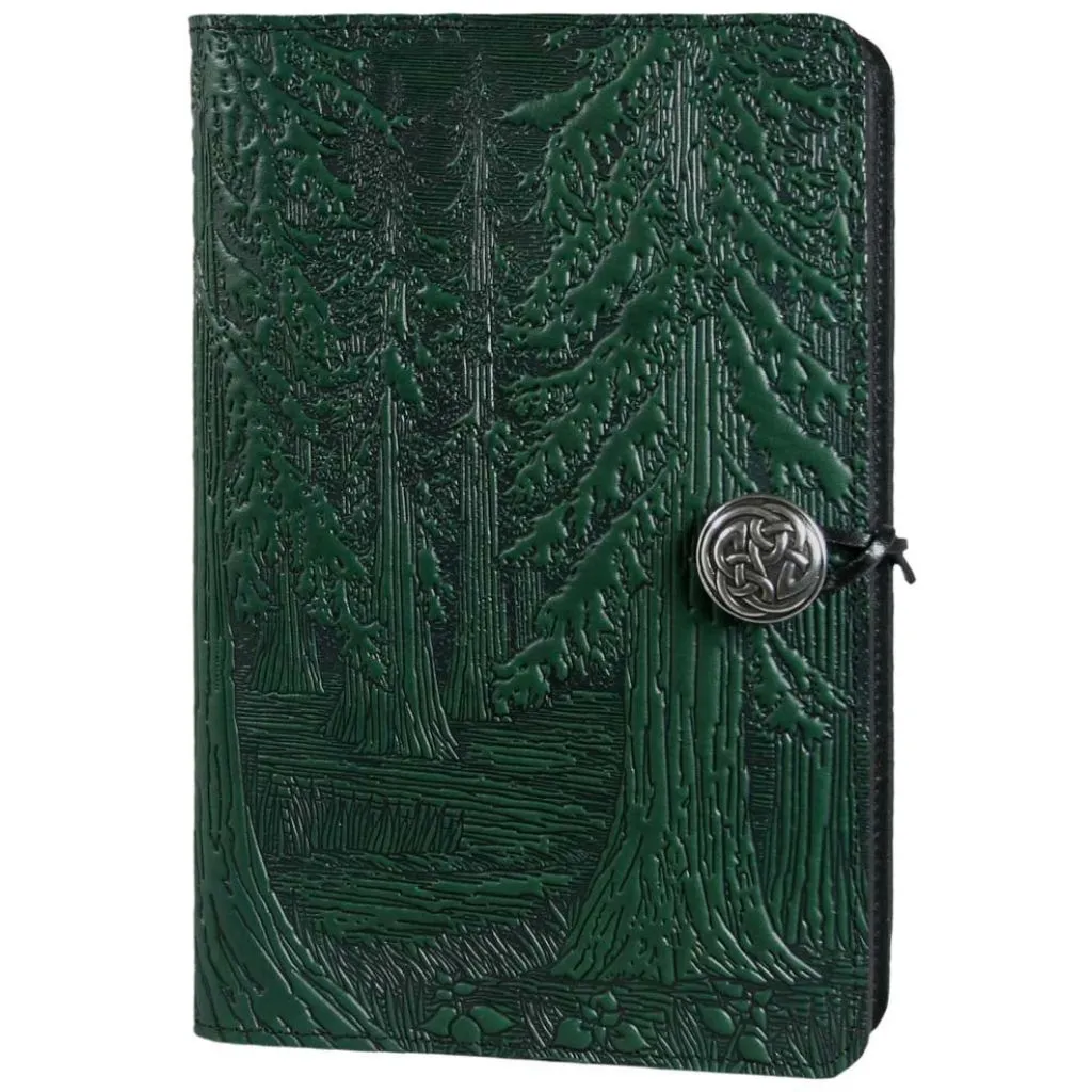 Leather Refillable Journal Notebook, Forest