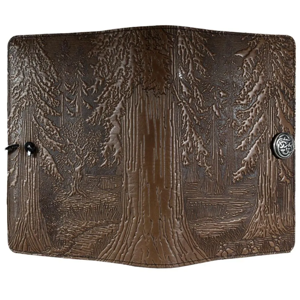 Leather Refillable Journal Notebook, Forest